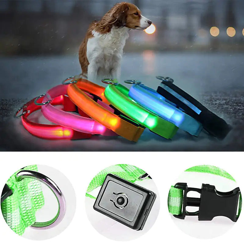 LED Luminous Pet Dog Collar