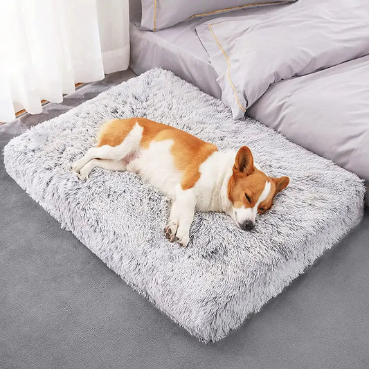 Washable Plush Dog Pet Bed