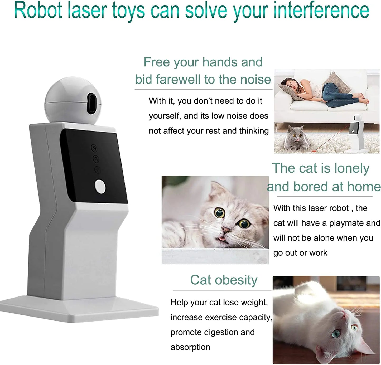 Automatic Car Laser Teasing Toy